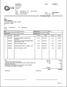 Purchase Order Template